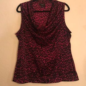 Pink Leopard Alfani Tank